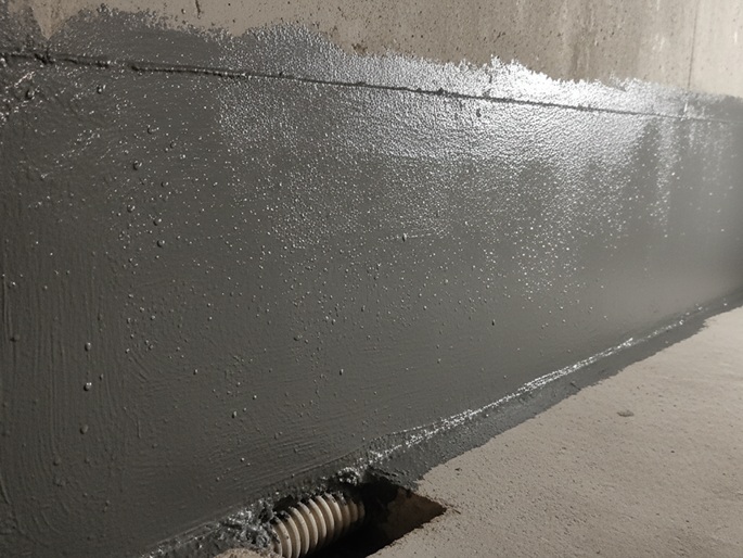 Applied waterproof membrane